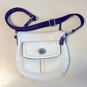 Coach leather crossbody bag